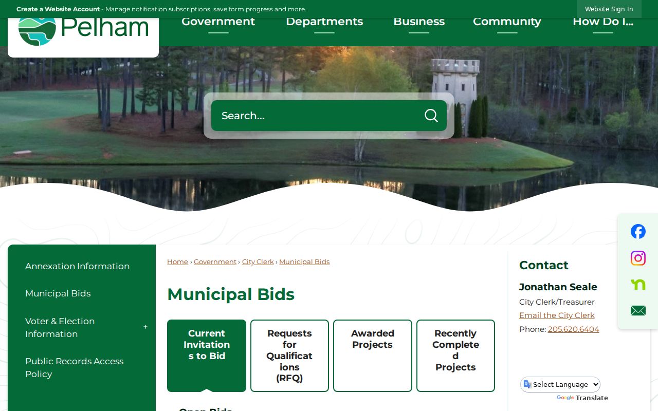 Pelham criminal history municipal court record channel